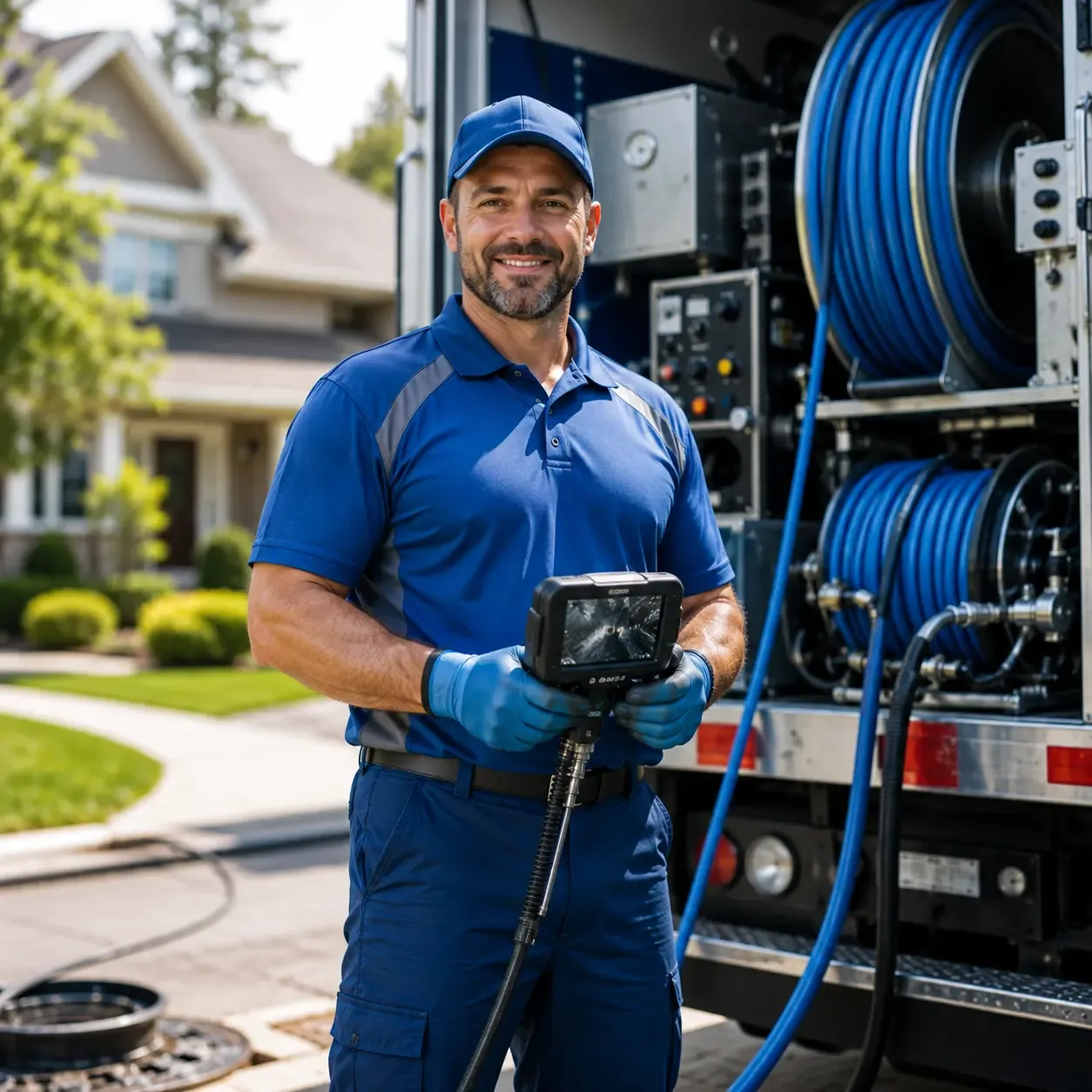 Local outdoor drain cleaning specialists in Trufant, MI